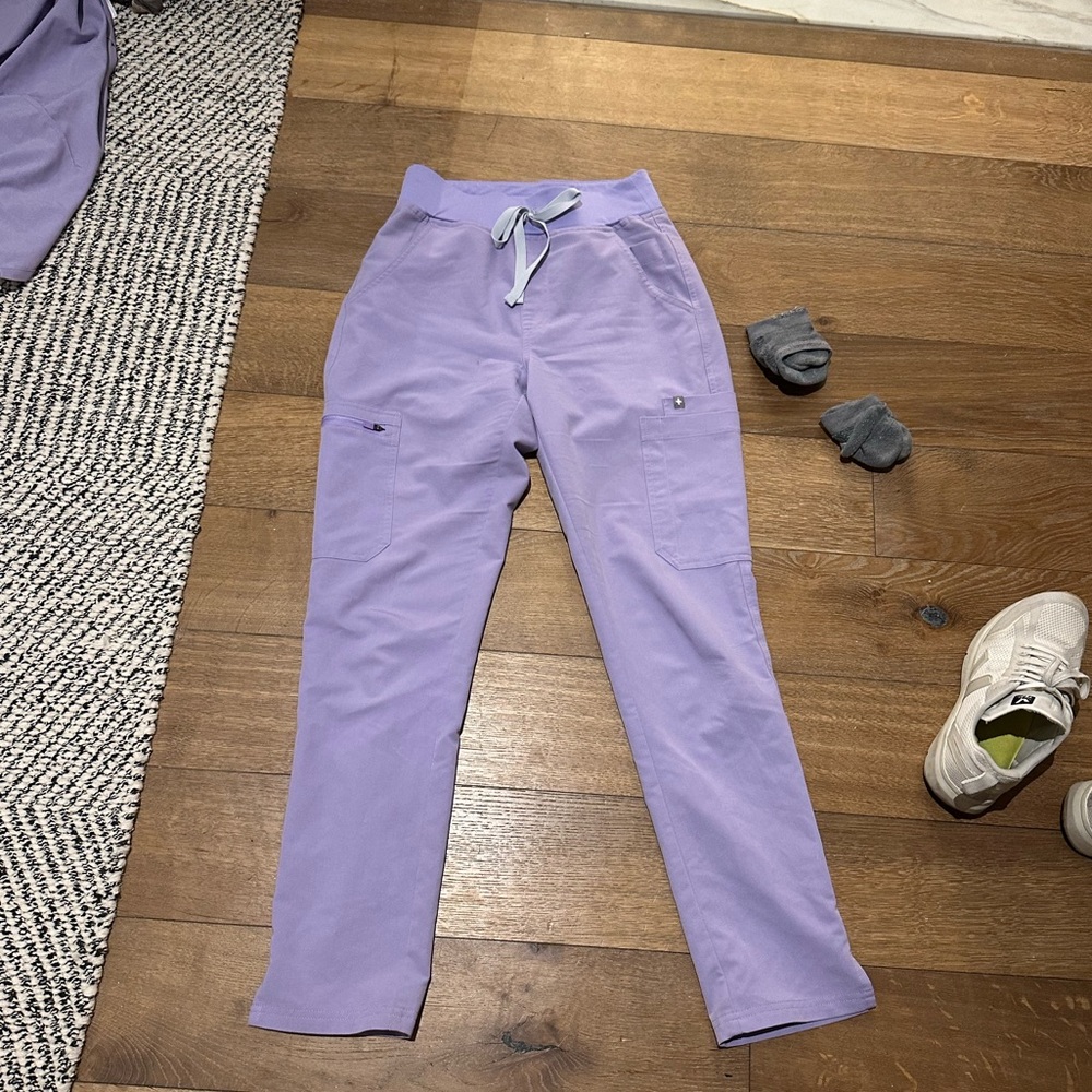 Figs Lavender Scrub Pants